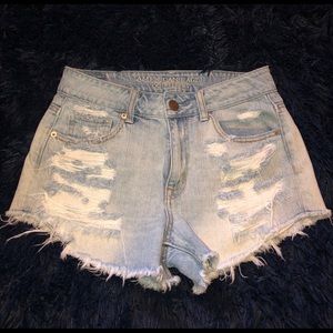 American Eagle festival high rise shorts